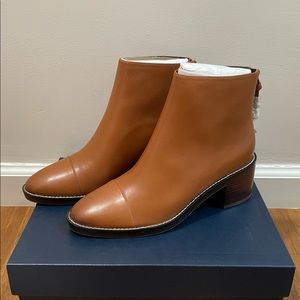 Cole Haan Womens Winnie Grand Ankle Boots - British Tan Leather